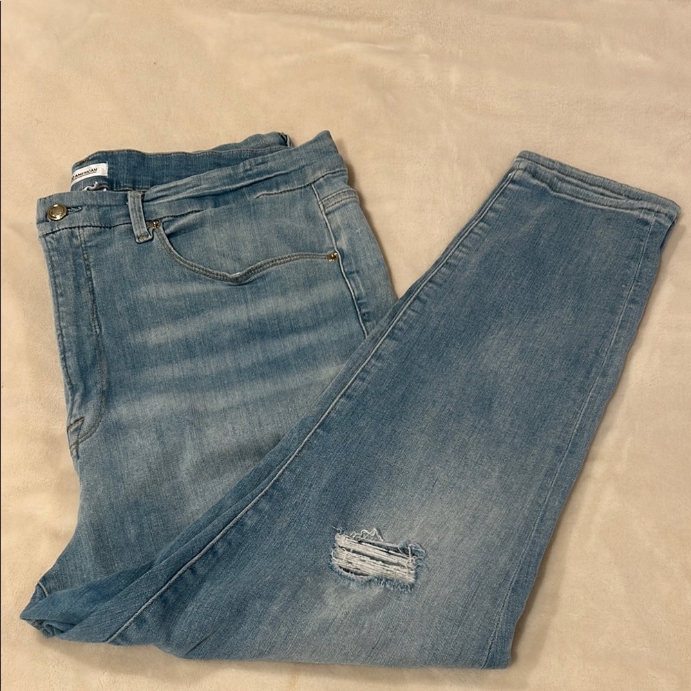 ⚡️Closet Cleanout⚡️  Good American Blue ‘good waist crop’